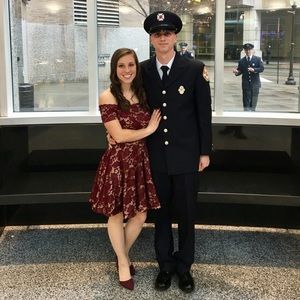 B Darlin Dress, flattering fit and perfect length